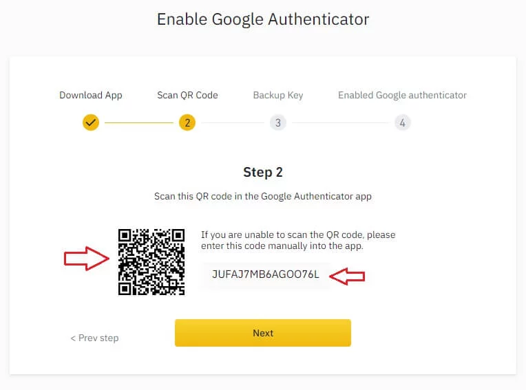 آموزش کار با Google Authenticator 4 GA step2