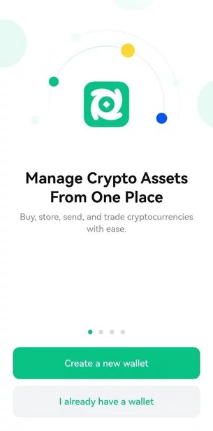 کیف پول هالو والت Halo Wallet چیست؟ 3 create account halo 1