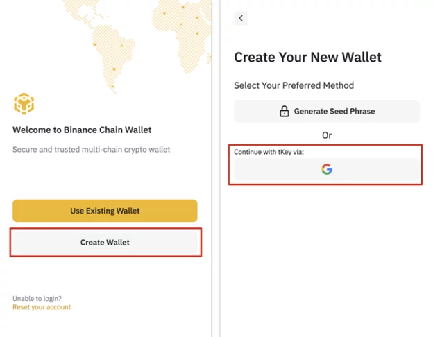 کیف پول بایننس چین 2 بایننس چین