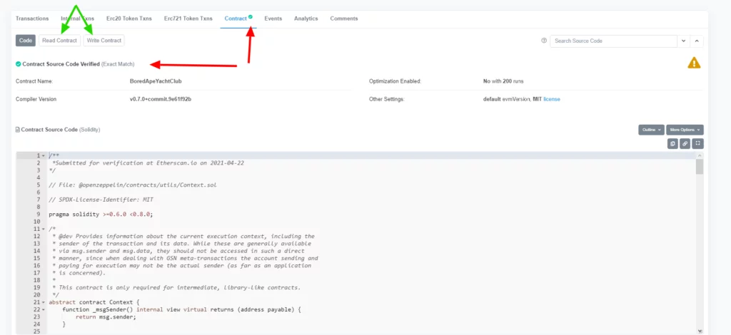 چگونه قراردادهای هوشمند را بخوانیم و از آن سر در بیاریم؟ 7 image 15 1024x470 1
