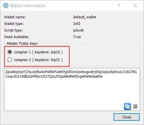 چند امضایی + کیف پول الکتروم Electrum 25 image 2 2