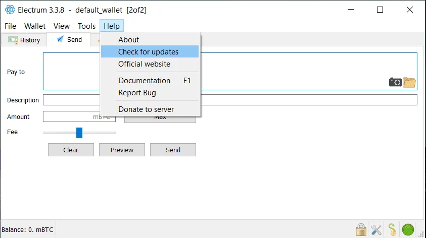 چند امضایی + کیف پول الکتروم Electrum 26 image 3 1