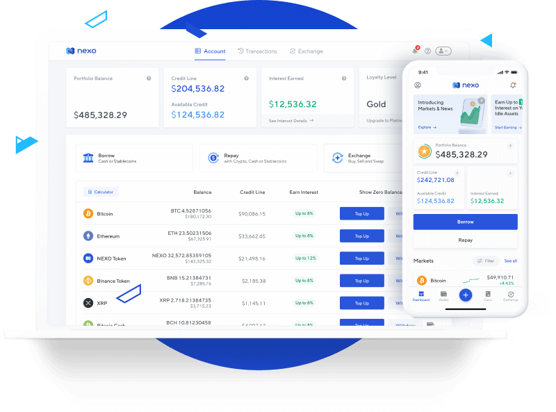 نکسو NEXO 4 nexo platform and app