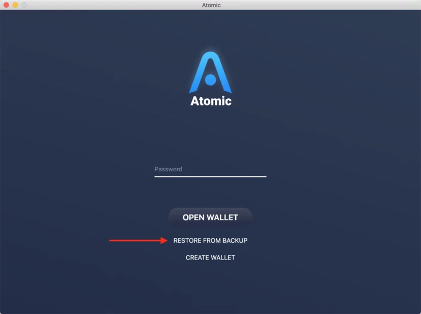 restore atomic wallet 1