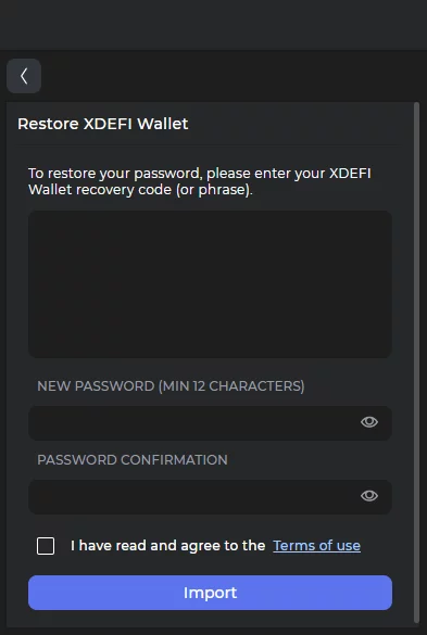 xdefi extension 10