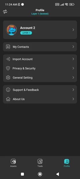 zecrey private key export 2