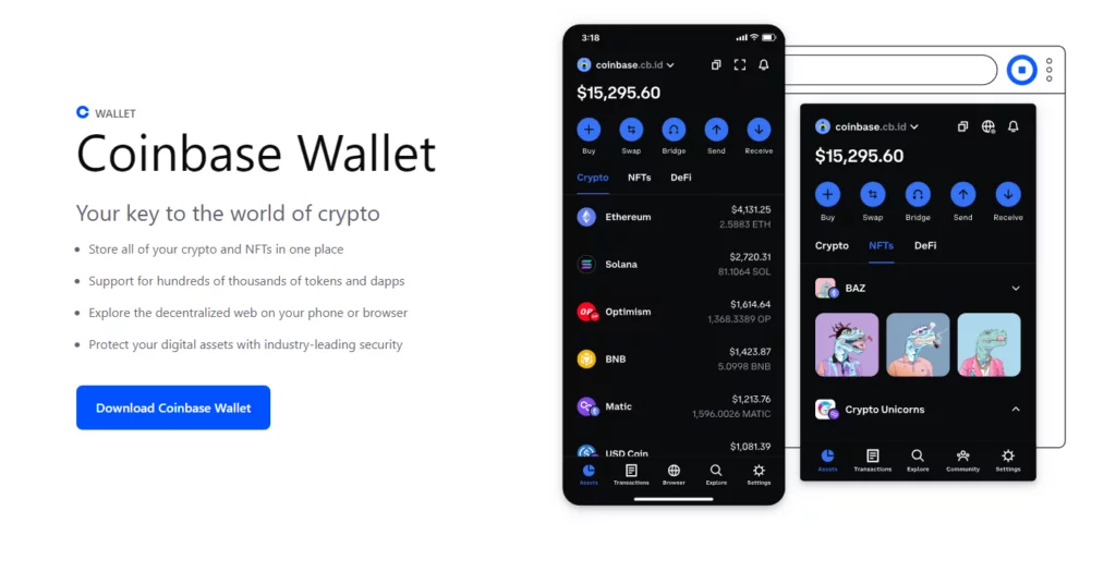 کیف پول کوین بیس چیست؟ 1 کیف پول کوین بیس